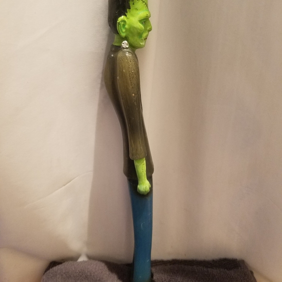 SOLD- Frankenstein 12" Taper Candle - Picture 4 of 7